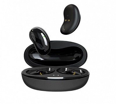 Наушники Promate Teeny ENC, TWS black (teeny.black) 