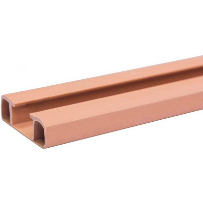 Монтажная планка ПВХ ОМіС 12х40х3000 мм паз 10x20 мм