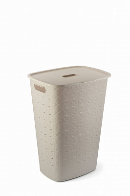 Кошик для білизни Curver Softex 56 л кремовий