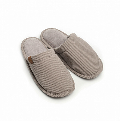 Капці домашні Twins вельвет 15850 р.38/39 сірий