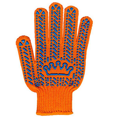 Перчатки рабочие Корона V5612 оранжевые