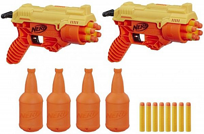 Ігровий набір Hasbro із мішенями та двома бластерами Nerf Alpha Strike Cobra RC-6 E7565