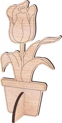 Розмальовка Зірка Тюльпан