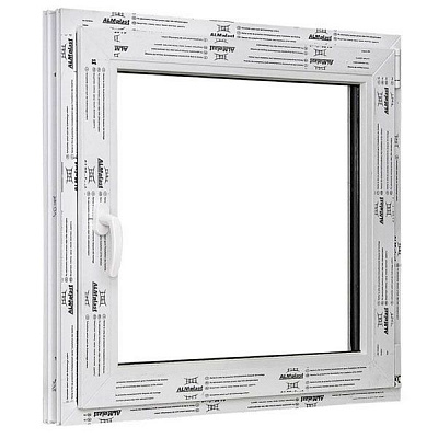 Окно поворотное ALMplast 60 500x500 мм правое