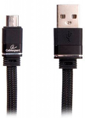 Кабель CABELEXPERT USB – microUSB 1 м чорний (CCPB-M-USB-10BK)
