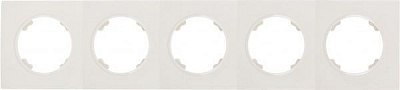 Рамка HausMark Bela 5-на горизонтальна крем SNG-FRP,RD20G5-CR
