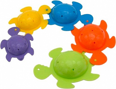 Игровой набор для ванной Baby Team Веселые черепашки 5 шт