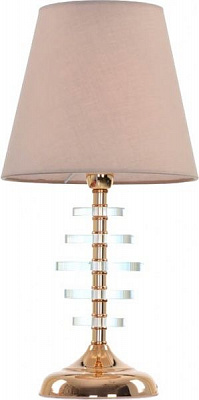 Настольная лампа декоративная Victoria Lighting Dominica/TL1 1x40 Вт E14 золото 