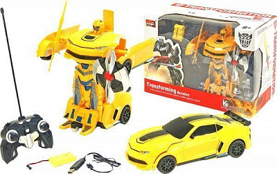 Трансформер на р/у MZ Chevrolet Camaro Yellow 1:22 2342X