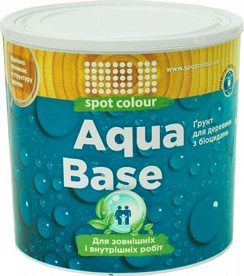 Грунт Spot Colour Aqua Base шелковистый мат бесцветный 0.75 л