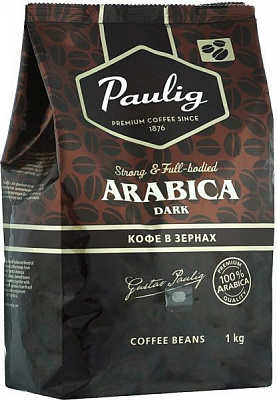 Кофе в зернах Paulig Arabica Dark 1 кг 6411300166084 