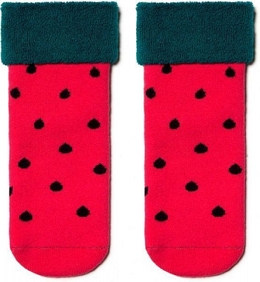 Шкарпетки дитячі Conte-Kids CK SOF-TIKI (з відворотом) 6С-19СП р.16 малиновий