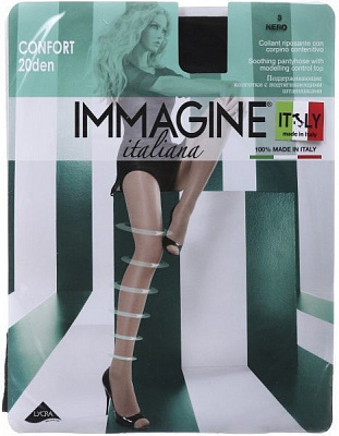Колготки женские Immagine Confort 20 Den Nero р. 3 черный 1 шт. 