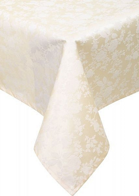Скатертина Фрюж 150x260 см бежевий із малюнком La Nuit