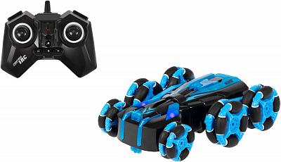 Автомобиль на радиоуправлении OTAMANKO Трюковый вездеход UPSIDE DOWN голубой 532.02.34