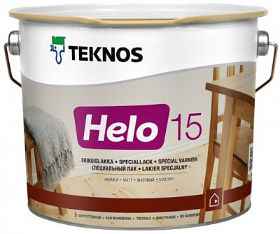 Лак Helo 15 TEKNOS мат 2,7 л безбарвний