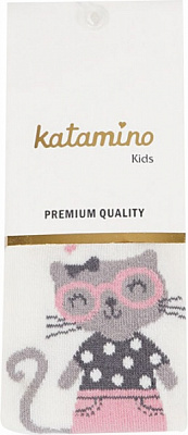 Колготки для девочек KATAMINO K30199р.80-92 молочный 