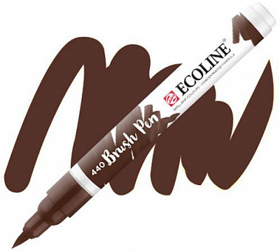Маркер акварельный Ecoline Talens Brushpen 440 11504400 сепия темная 