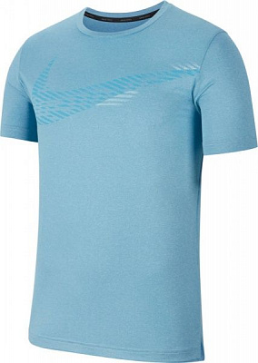 Футболка Nike M NK TOP SS HPR DRY GX CJ4615-446 S голубой