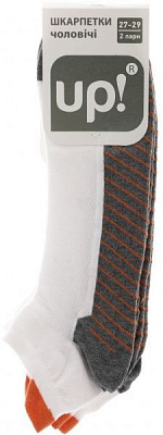 Шкарпетки Underprice 2 пары 061 р. 25-27 сірий