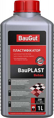 Пластифікатор BauGut BauPLAST Beton 1 л