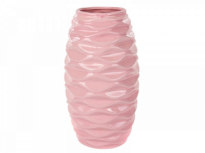 Ваза для цветов 940-266 30 см розовая 