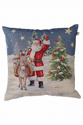 Подушка декоративна Вітання від Санти 45x45 см La Nuit