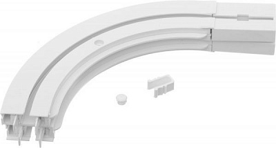 Кутове закінчення Bella Vita ОМ1 2 шт. зовнішній одинарний набірний білий