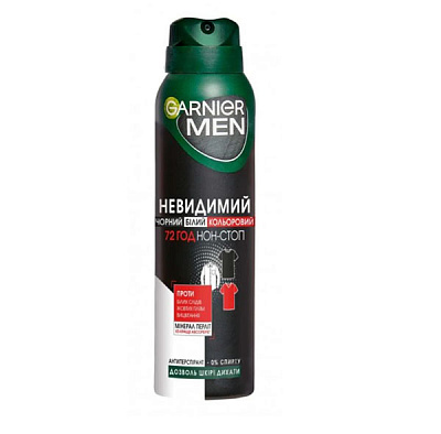 Антиперспирант для мужчин Garnier Mineral Невидимий 150 мл