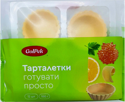 Тарталетка Golpek универсальная 100 г