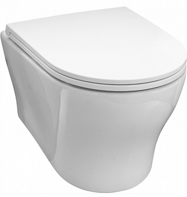 Унитаз подвесной ScandiSPA EDDA NEW TORNADO с сиденьем Duroplast SLIM soft-close
