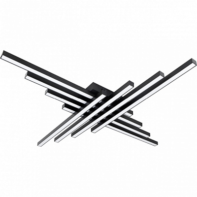 Люстра світлодіодна Hopfen STERK 8x150 Вт чорний