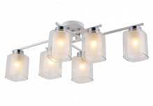 Люстра Miorro Fortuna металл/стекло6x40 Вт E27 хром 51-311-002