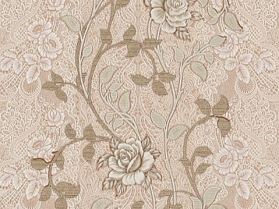 Обои виниловые на бумажной основе Славянские обои Comfort Романс 5680-05 0,53x10,05 м 