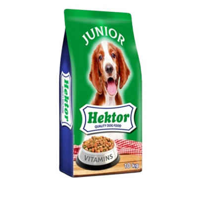 Корм сухой для всех пород Panzi Hektoг Junior 10 кг