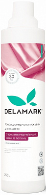 Кондиціонер-ополіскувач DeLaMark з ароматом чорної вишні, замши та тютюну 0,75 л