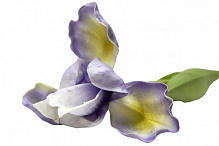 Цветок искусственный Ирис 56 см голубой 631468