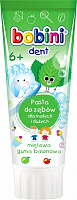 Зубная паста Bobini Kids Мint Bubble Gumn 75 мл
