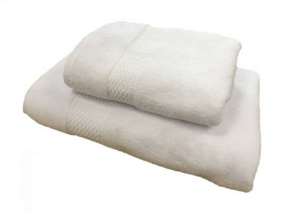 Рушник махровий 70x140 см білий Saffran