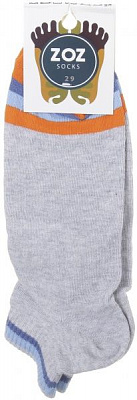 Носки мужские ZOZ цветной носок р. 29 серый 