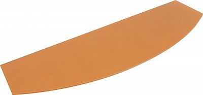 Полка стеклянная арка 750x250 мм коричневый 