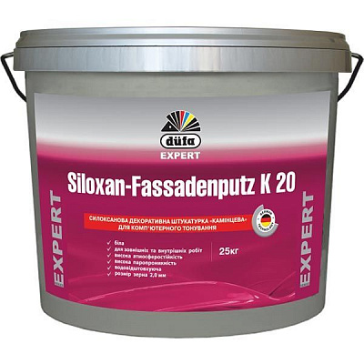 Штукатурка Dufa Siloxan-Fassadenputz K 20 25 кг