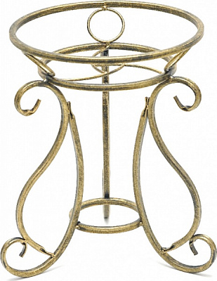 Подставка для растений Ferrum Decor 29х28x35 см античное золото 