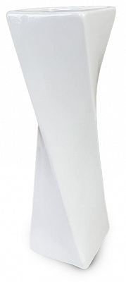 Ваза керамическая Модерн 23 см белая