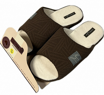 Тапки домашние Gemelli Ксеня р.41 коричневый