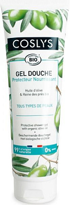 Гель для душу COSLYS захисний з органічним маслом оливи 250 мл