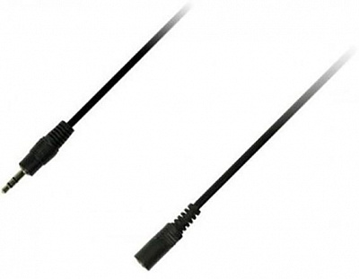 Кабель Piko mini-jack 3.5 мм M – mini-jack 3.5 мм F `1,5 м 