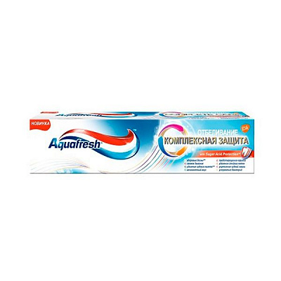 Зубная паста Aquafresh отбеливающая Комплексный уход 100 мл
