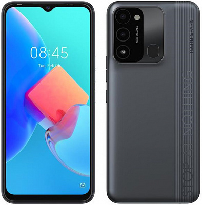 Смартфон Tecno Spark 8С NFC 4/64GB magnet black (4895180777974) 