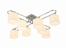 Люстра Sensio Orlean 8x40 Вт E27 хром/білий LS-07380/8W-E2740W